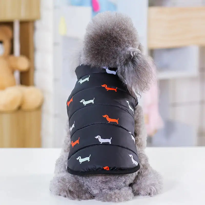 Puffer dog vest