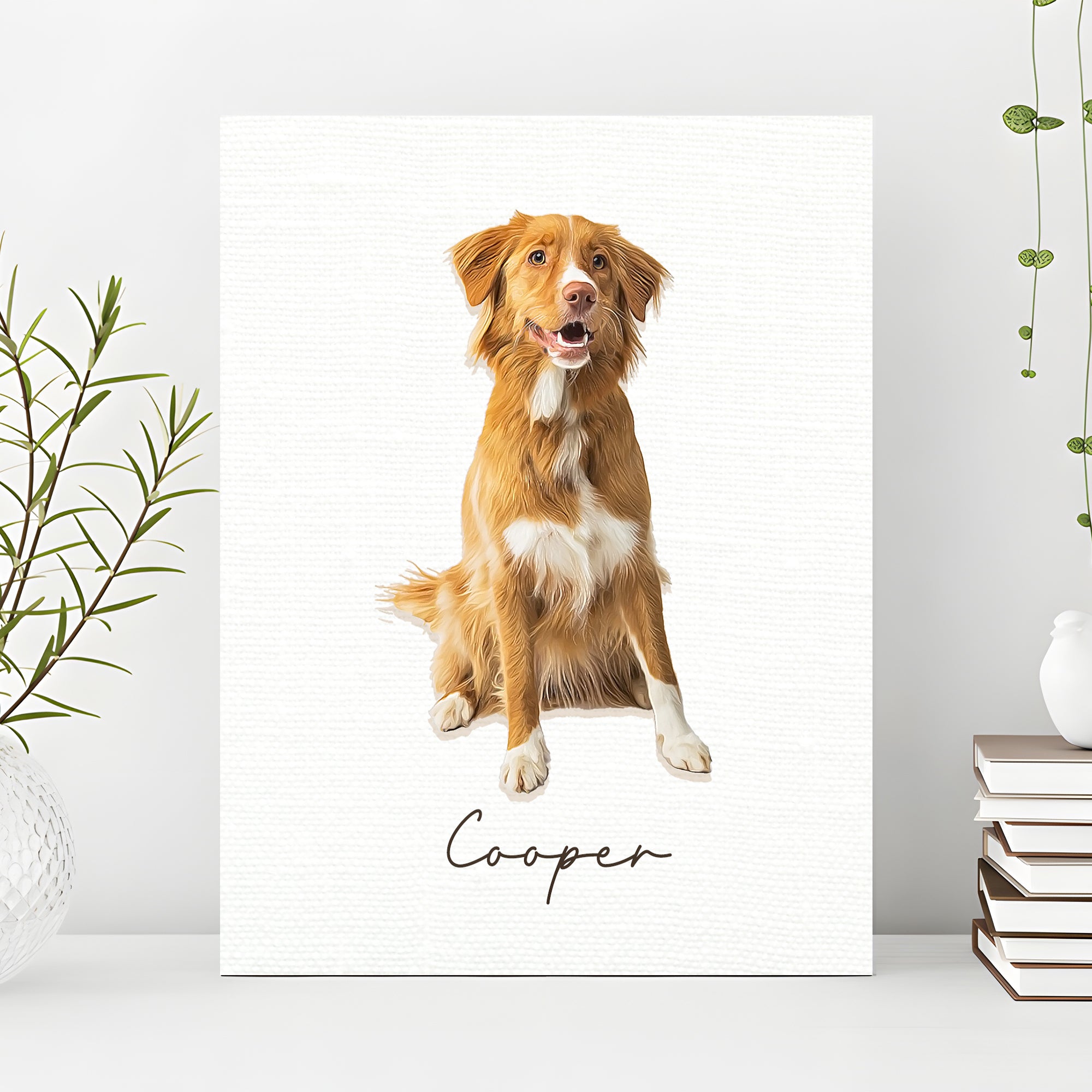 Custom pet painting