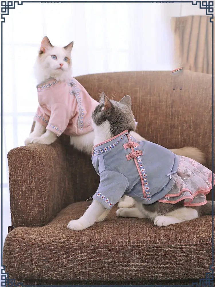 Pet cat dress