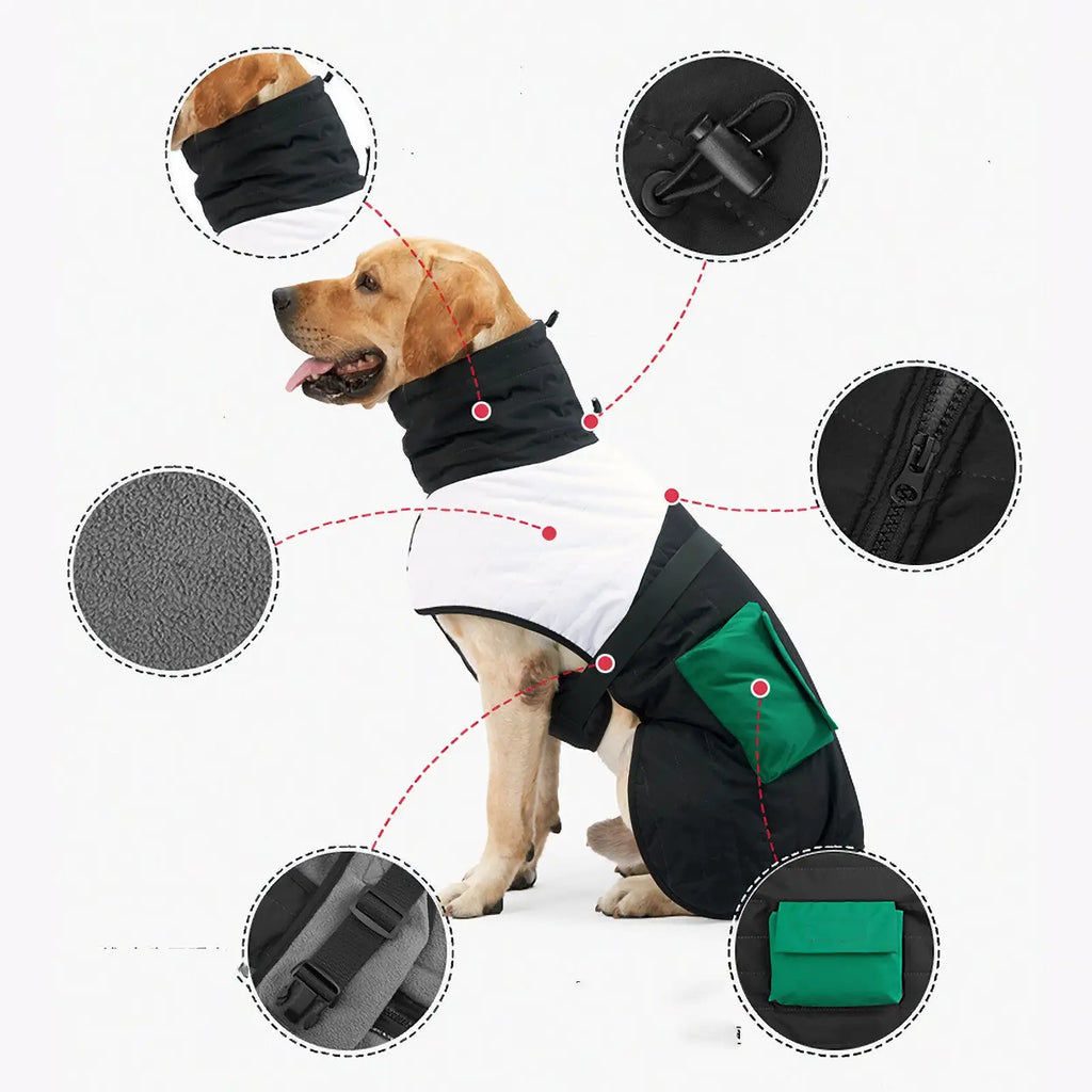 Winter Thickened Warm Dog Padded Winter Coat