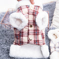 Dog clothing with warmth and plush that can be pulled vest teddy bear