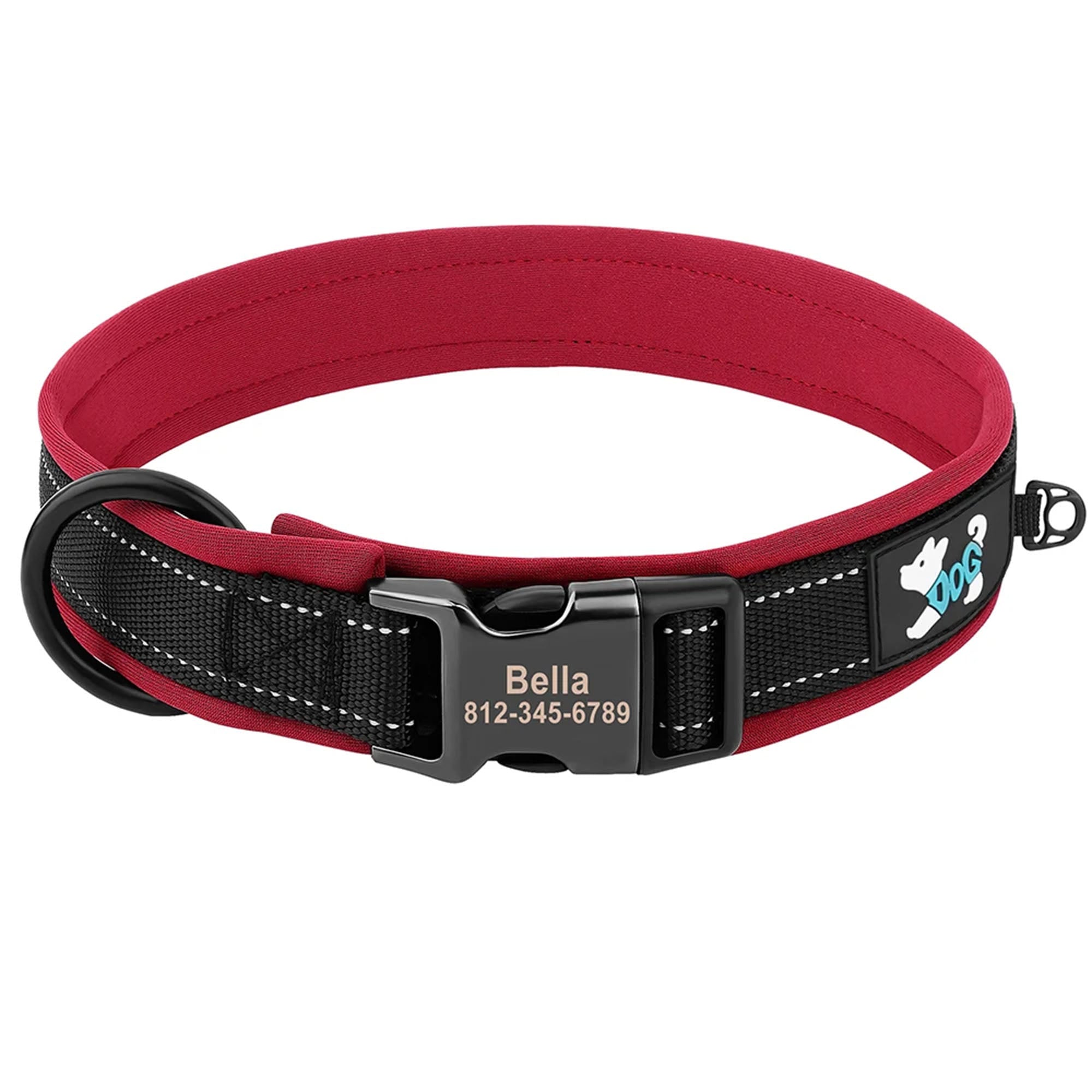 Personalized Dogs Padded Collars