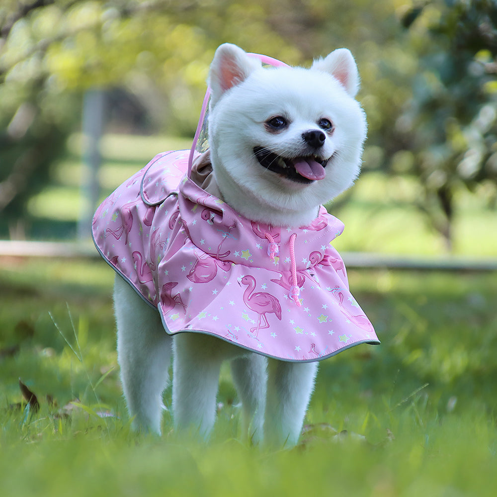 Waterproof Reflective Cape Raincoat Dog Raincoat